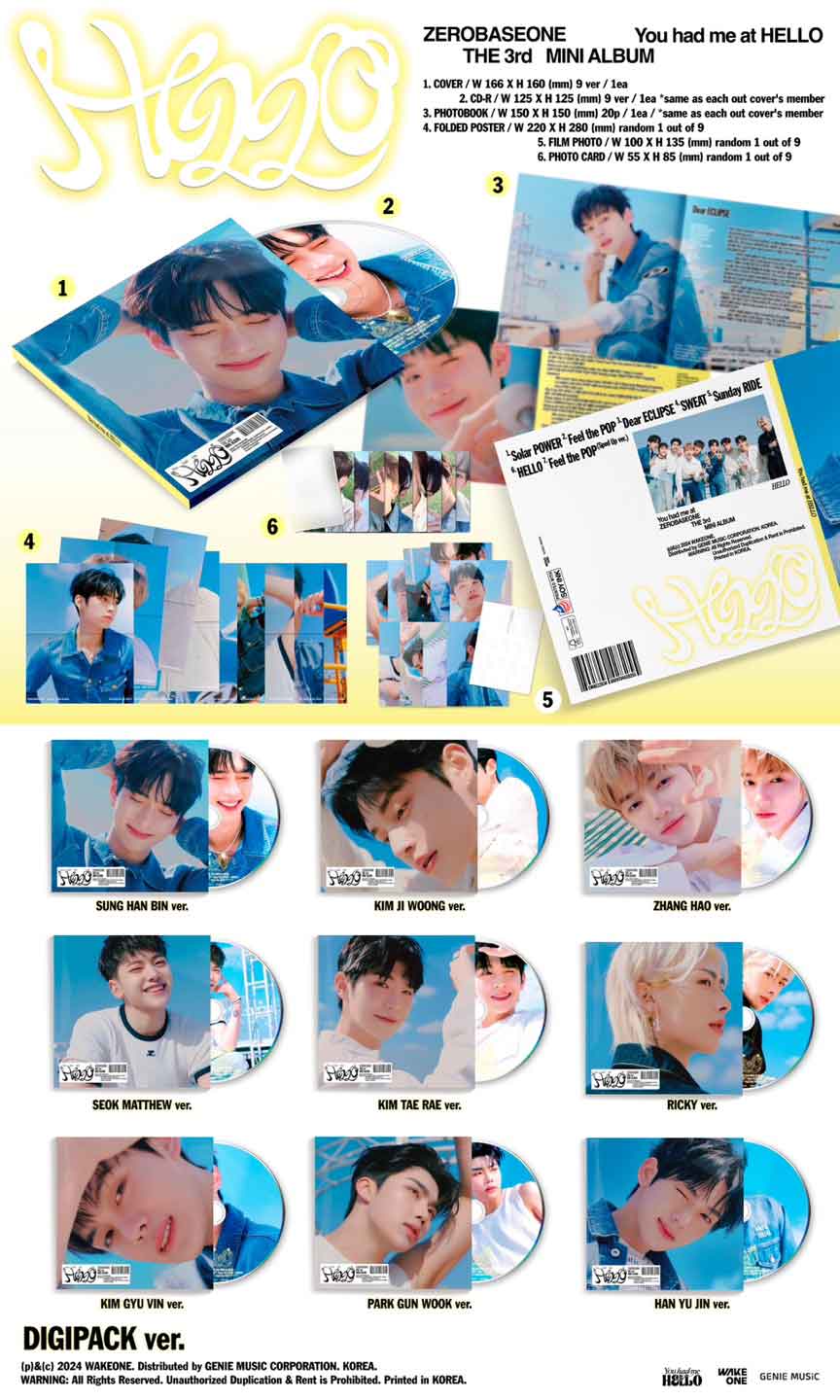 ZEROBASEONE CD 6枚セット jp.ktown4u.com : K-POP Global On-Onffline Platform